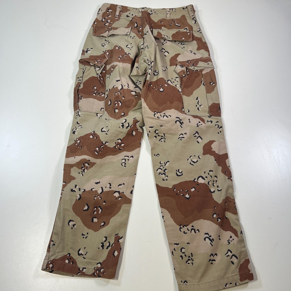 US Military Chocolate Chip Desert Camo Pants Mens 30x30 Combat Trousers Army 90s - Picture 3 of 11